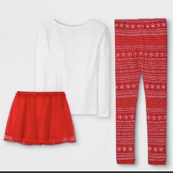 CARTER’S GLTTER PENGUIN TUTU SET - WHITE/RED SIZES 12M & 18M (NEW WITH TAGS) - Picture 2 of 2